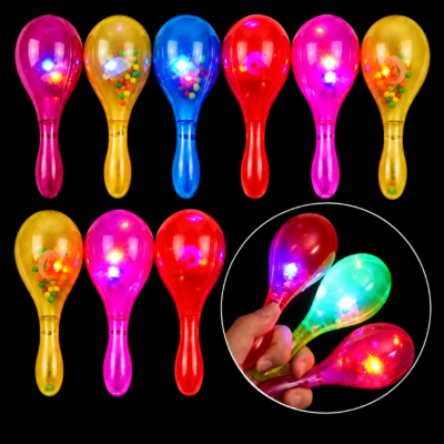 MARACA LED TRANSPARENTE