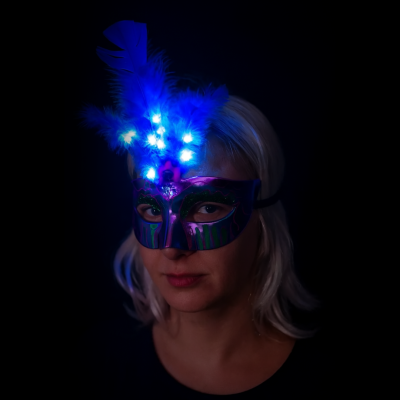 ANTIFAZ CHARLOTTE PLUMA LED