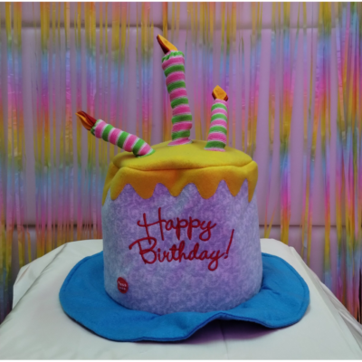 SUPER SOMBRERO FELIZ CUMPLE CON SONIDO Y MOVIMIENTO