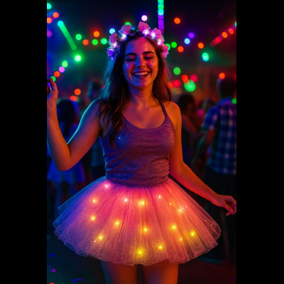 POLLERA TUTU LED
