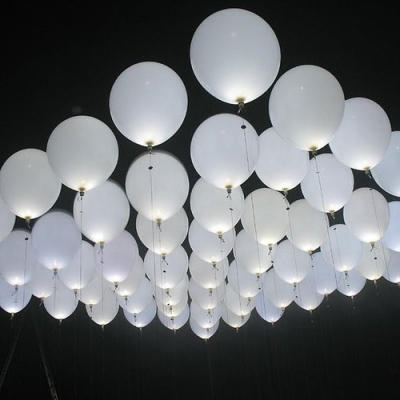 GLOBOS BLANCOS X50 10"