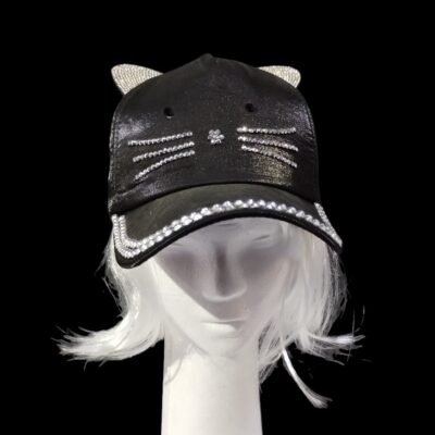 GORRA PREMIUM GATITO BRILLO STRASS