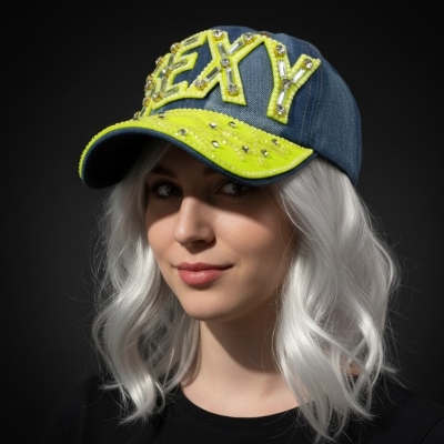 GORRA TACHAS JEAN FLUO