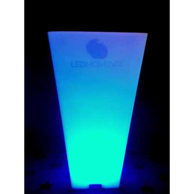 Macetero Cubico Grande LED