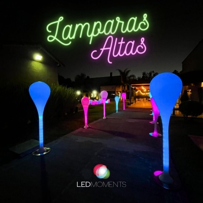 Lampara de piso Gota 1.80 LED