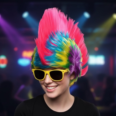 PELUCA PUNK MULTICOLOR