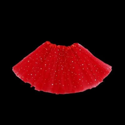 POLLERA TUTU BRILLOS