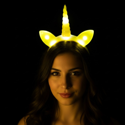 VINCHA UNICORNIO LED