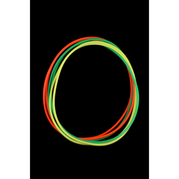 COLLAR FLUO SILICONA x6