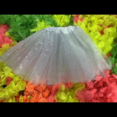 POLLERA TUTU BRILLOS