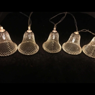 GUIRNALDA CAMPANITAS CALADAS LED