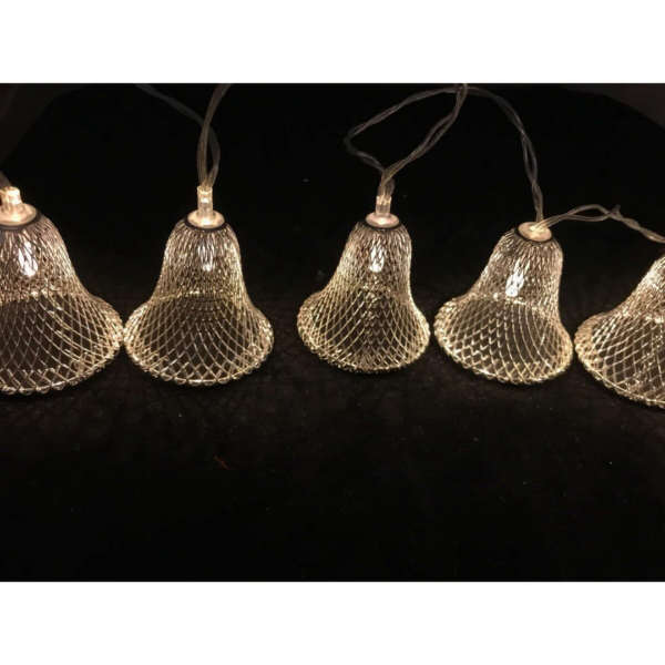 GUIRNALDA CAMPANITAS CALADAS LED