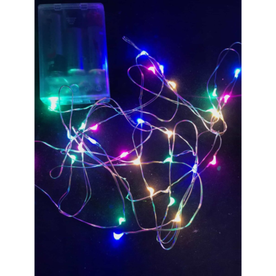 TIRA HILO LED MULTICOLOR 3MTS