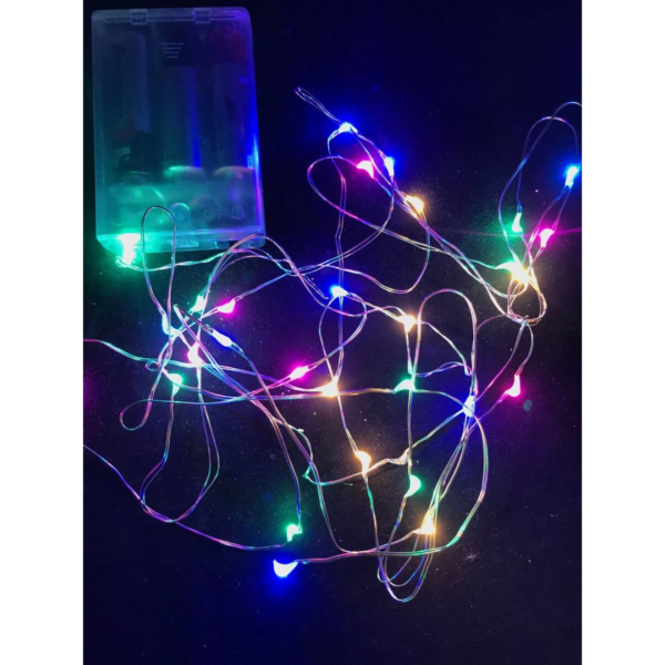 TIRA HILO LED MULTICOLOR 3MTS