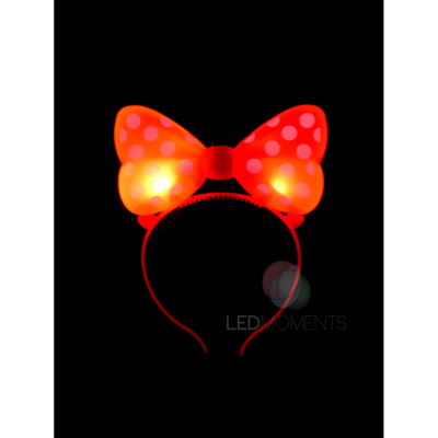 VINCHA MINNIE PLASTICA LED