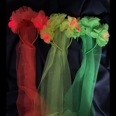 VINCHA NOVIA FLUO LED