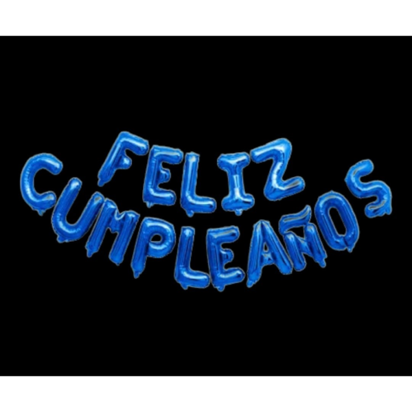 GLOBO FRASE FELIZ CUMPLEAÑOS Y FELIZ DÍA 16"