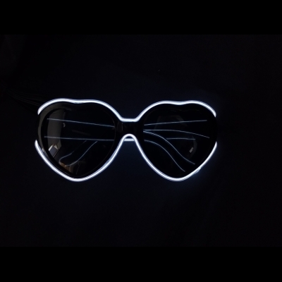 LENTE RISKY CORAZON FULL LED ¡¡¡CON PILAS!!! - BLANCO