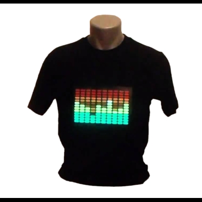 REMERA AUDIORITMICA LED