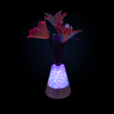 CENTRO DE MESA FLORES LED