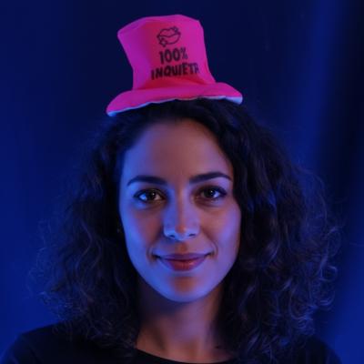 VINCHA MOULIN ROUGE FRASE FLUO