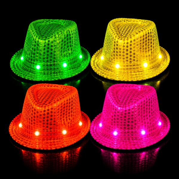 SOMBREROS BRAZ LED x4