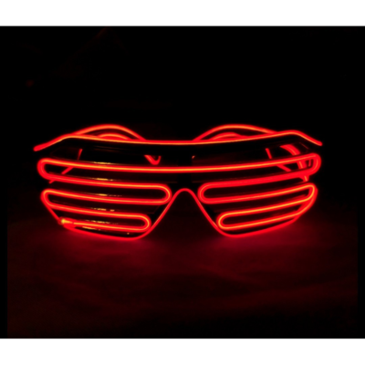 LENTE RISKY FLOGGER FULL LED ¡¡con Pilas!! - ROJO