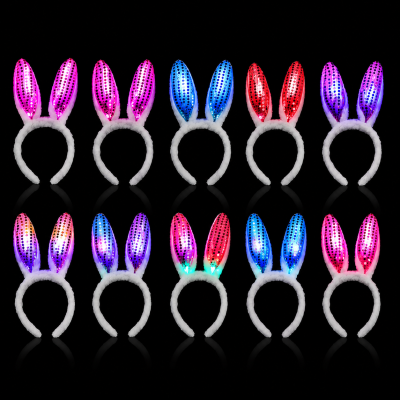 Vincha Conejita Peluche Led x10
