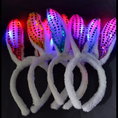 Vinchas Conejita Peluche Led x4