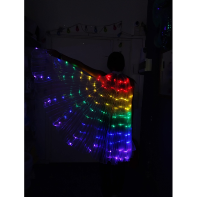 CAPA LED ALAS CHICA MULTICOLOR