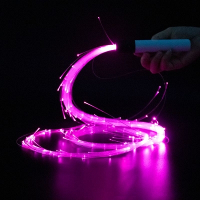 Látigo fibra optica led