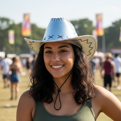 SOMBRERO COWBOY METALIZADO