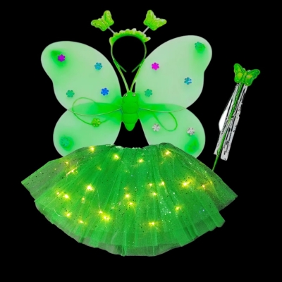 DISFRAZ MARIPOSA CON TUTU LED