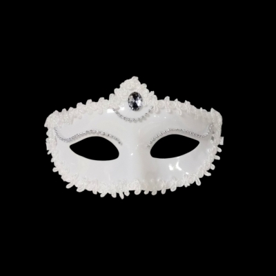 Antifaz Scarlett Blanco