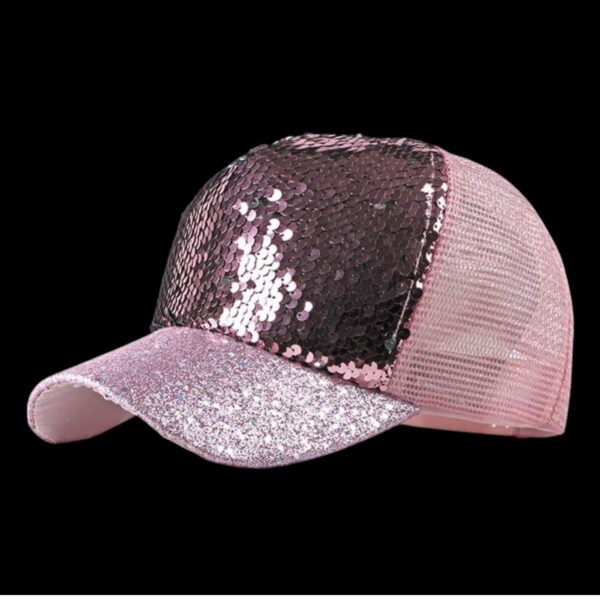GORRA TRUCKER BRILLOS LENTEJUELA