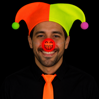 DISFRAZ PAYASO FLUO