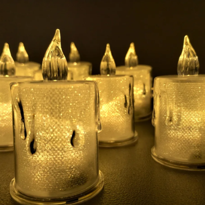 VELA ACRILICA LED MEDIANA 6,5cm