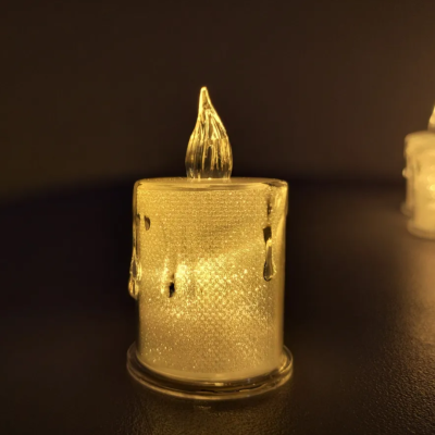 VELA ACRILICA LED MEDIANA 6,5cm