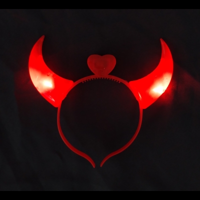 VINCHA DIABLITO LED x10