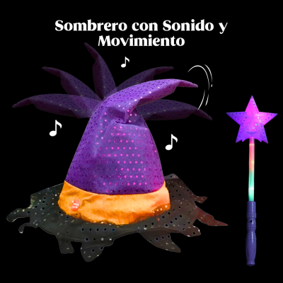 DISFRAZ BRUJA con sonido y movimiento
