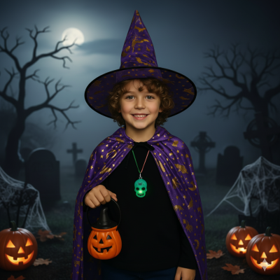 DISFRAZ HECHICERO BRUJA HALLOWEEN