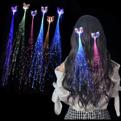 EXTENSIONES DE PELO LED MARIPOSA
