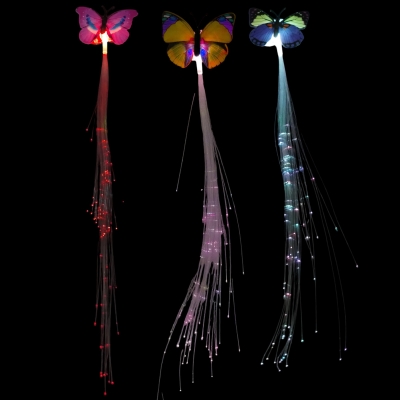 EXTENSIONES DE PELO LED MARIPOSA