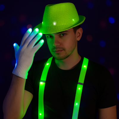 DISFRAZ MICHAEL JACKSON LED