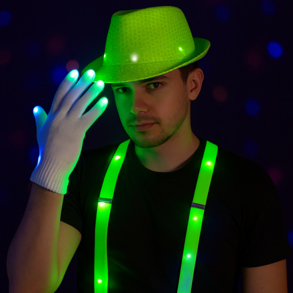 DISFRAZ MICHAEL JACKSON LED