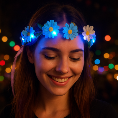 TIARA MARGARITAS LED