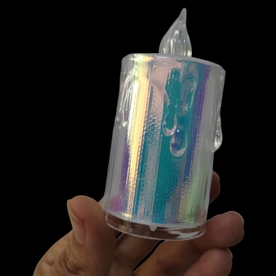 VELA ACRILICA LED ALTA 8cm