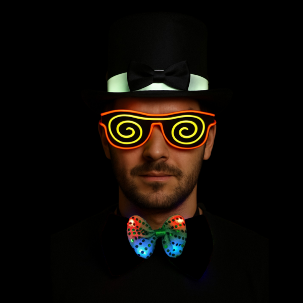 DISFRAZ WONKA LED