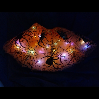 POLLERA TUTU HALLOWEEN LED