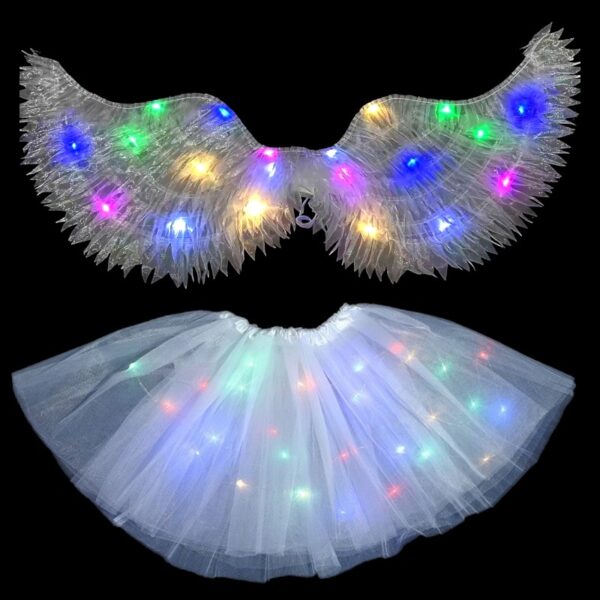 DISFRAZ ANGEL LED